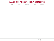 Tablet Screenshot of bonomogallery.com
